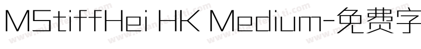 MStiffHei HK Medium字体转换